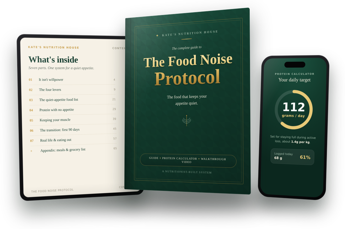 The Food Noise Protocol — guide, protein calculator and walkthrough video
